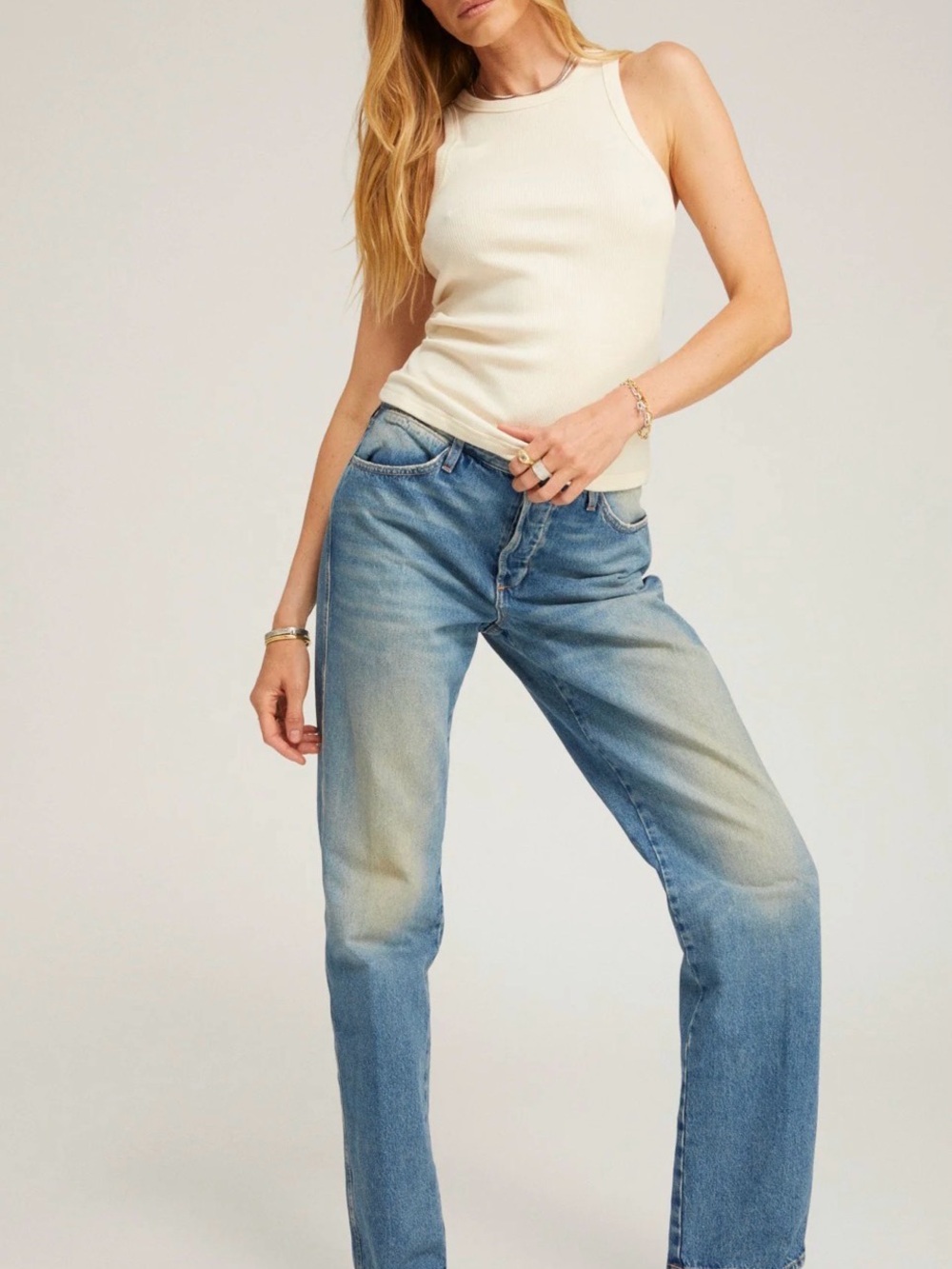 SPRWMN SLIM BOYFRIEND JEANS NWT SZ 25